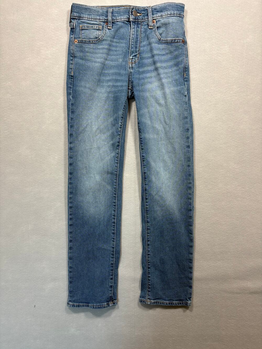Old Navy Boys Flex Straight Jeans Cancun Wash Blue Size 12 26x26